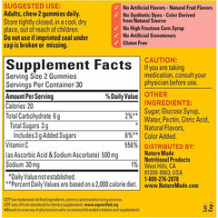 Nature Made Vitamin C Extra Strength 500mg 60 Gummies