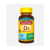 Nature Made Vitamin D3 2000 IU 50 Mcg 90 Softgels Muscle Immune Health