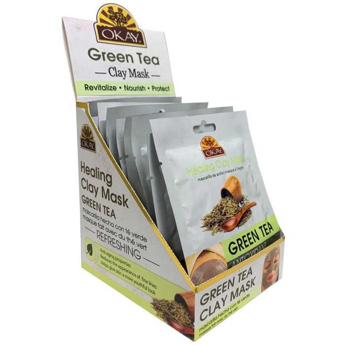 OKAY Pure Naturals Dead Sea Mud Mask Green Tea Tamanu 1.5oz / 44ml