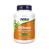 "Ojibwa Herbal Extract bottle and capsule view – natural immune and liver support"