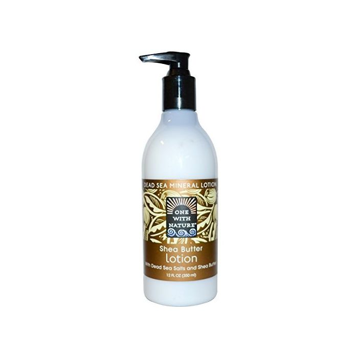 One With Nature Vanilla Shea Hand Body Lotion Dead Sea Minerals 12 Oz