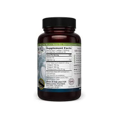 "Side label of Amazing Herbs Black Seed Oil – supplement facts and thymoquinone content"