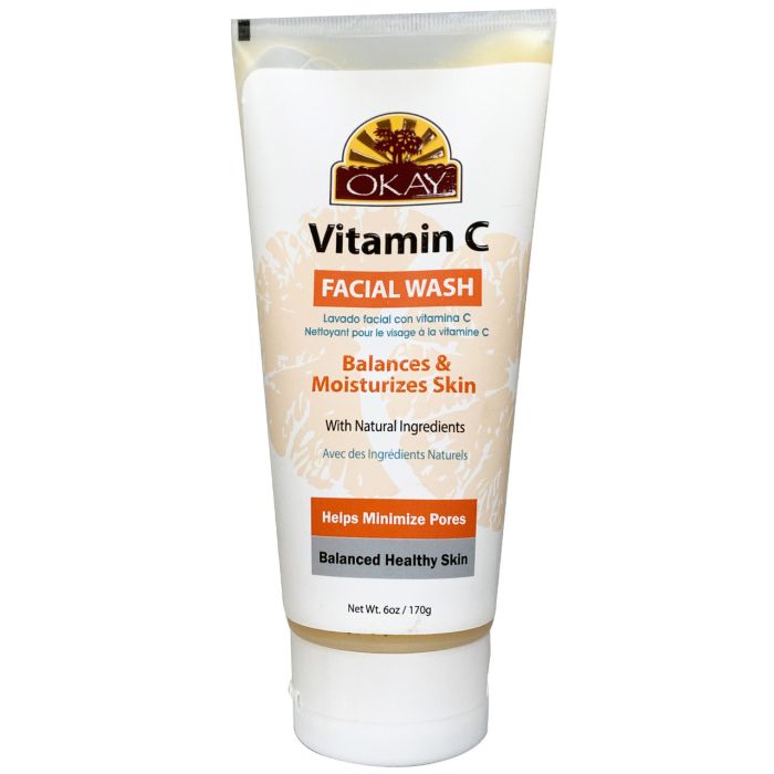 OKAY Pure Naturals Facial Wash Vitamin C 6oz Balanced Skin