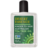 "Desert Essence Tea Tree Oil 4 oz – natural remedy for skin irritations and blemishes"