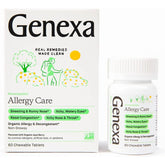 "Genexa Allergy Care supplement for sneezing and nasal congestion"