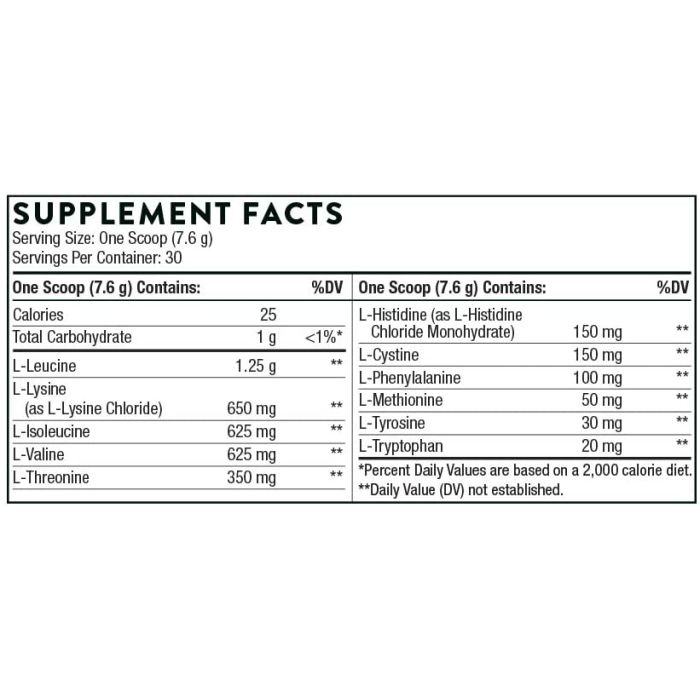 Thorne Amino Complex Berry Flavored BCAA 8 oz Dietary Supplement