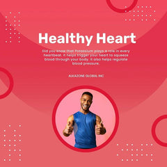 Ingredients panel for Alkazone Liquid Potassium+ Essential Mineral Drops