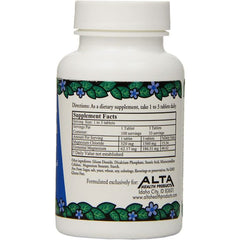 Ingredients panel for Alta Health Magnesium Chloride Tablets, allergen-free