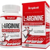 Supplement Facts label showing 1600mg L-Arginine and 200mg Citrulline per serving
