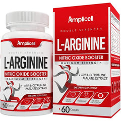 Supplement Facts label showing 1600mg L-Arginine and 200mg Citrulline per serving