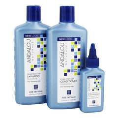 Andalou Naturals Hair Thinning Treatment Kit – shampoo, conditioner, and scalp treatment 3-step system