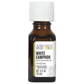 "100% Pure White Camphor Essential Oil for aromatherapy – cooling, soothing effect."