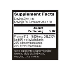 Vitamin B12 1 Oz Organic Vegan Formula Global Healing Energy Boost