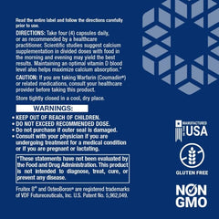 Life Extension Bone Restore Vitamin K2 120 Caps Superior Calcium