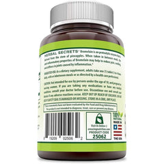 Herbal Secrets Bromelain 500 Mg 120 Tablets Proteolytic Enzyme