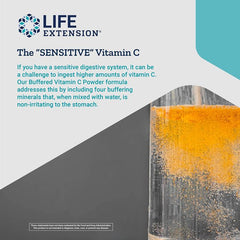 Life Extension Buffered Vitamin C Powder For Sensitive Stomachs