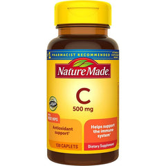 Nature Made Vitamin C 500mg With Rose Hips 130 Caplets