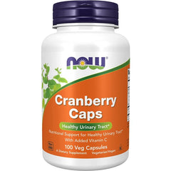 NOW Cranberry 100 Veggie Caps Healthy Urinary Tract Vitamin C