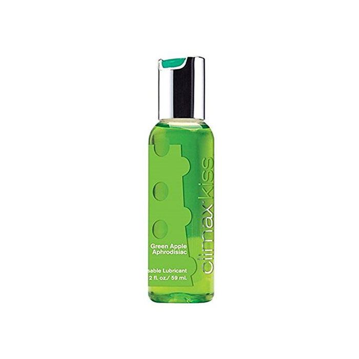 Climax Kiss Green Apple Aphrodisiac Kissable Lubricant 2 Oz
