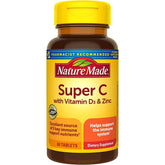 Nature Made Super C With Vitamin D3 Zinc 60 Tablets