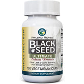 "Amazing Herbs Black Seed Ultimate – full-spectrum immune support capsules, 100 count"