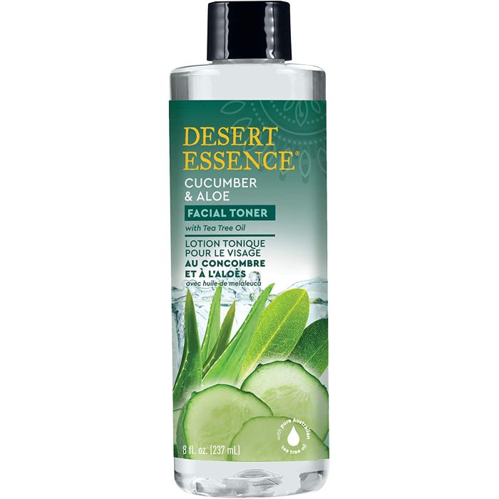 Facial Toner 8 Oz Cucumber Aloe Tea Tree Oil Desert Essence
