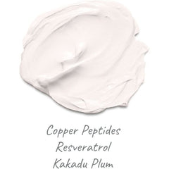 "Front label of Derma Ultra Lift DMAE Cream highlighting key benefits – vegan, cruelty-free, made in USA"