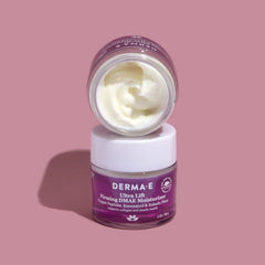 "Derma Ultra Lift Firming DMAE Moisturizer 2 oz jar – anti-aging vegan face cream with copper peptides and resveratrol"