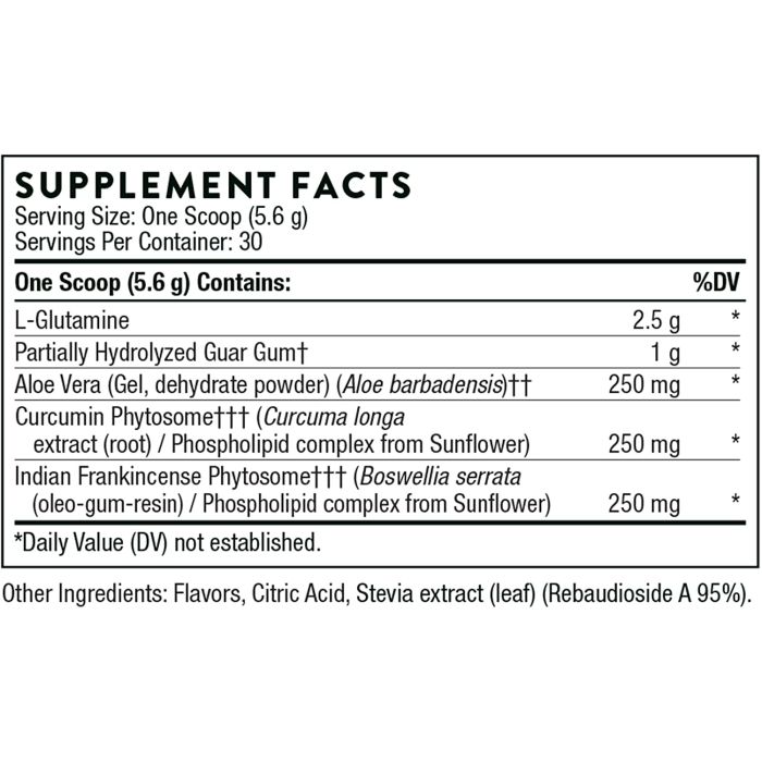 Thorne EnteroMend Amino Acid Formula Orange Vanilla Flavored 5.9 Oz