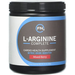 Fenix Nutrition L-Arginine Complete Nitric Oxide Booster – Mixed Berry flavor for enhanced blood flow and endurance.
