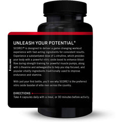 Ingredients of Force Factor 75 Capsules – L-Arginine, Citrulline, Vitamin B6, and more for improved circulation and exercise performance.