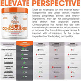 Genius Consciousness Super Nootropic Powder – Supports mental clarity, focus, energy, and memory, fruit punch flavor