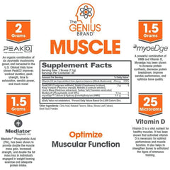 Genius Performance Booster – Vegan pre-workout supplement with beta-alanine for improved endurance and focus.