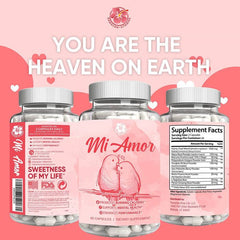 "Hawaiian Vitamins Mi Amor Performance Enhancer bottle – herbal stamina support, 60 vegan capsules"