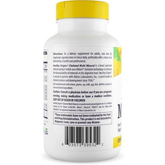 Front view of Healthy Origins Chelated Multi Mineral – non-GMO, vegetarian, made in USA