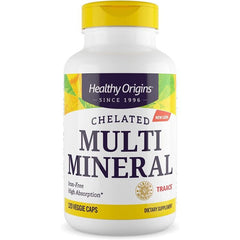 Healthy Origins Chelated Multi Mineral packaging – TRAACS chelates, high bioavailability minerals