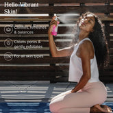 Heritage Store 8 oz exfoliating toner – gentle formula for sensitive skin