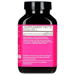 HUM Killer Nails Vegan Biotin Supplement, 60 capsule bottle for nail strength