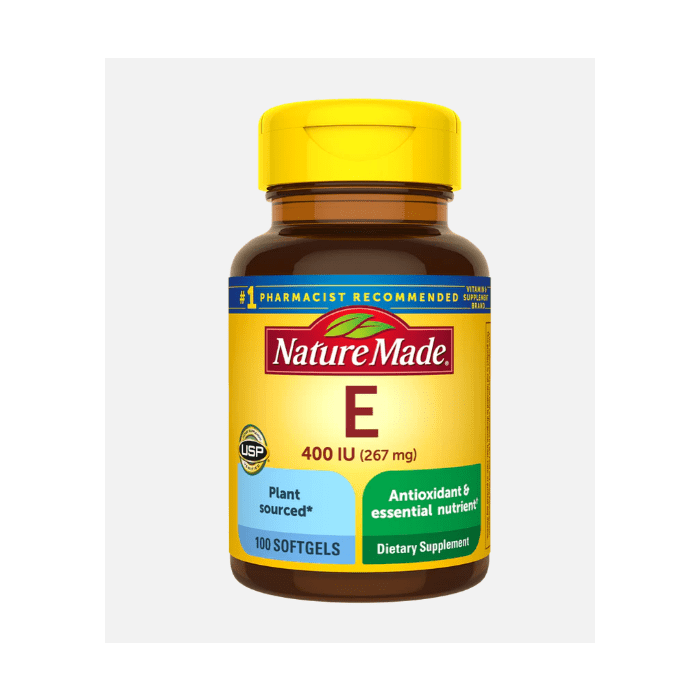 Nature Made Vitamin E 400 IU 267 Mg D Alpha 100 Softgels Antioxidant