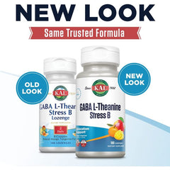 Mango tangerine flavored KAL lozenges – vegan, non-GMO stress support