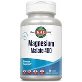 KAL Magnesium Malate 400 mg – USA made, energy and muscle support, 90-count bottle