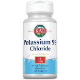 Vegetarian potassium chloride supplement by KAL – supports hydration and electrolyte balance
