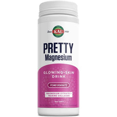KAL Pretty Magnesium Citrate Powdered Drink Mix Pomegranate 10.7 Oz