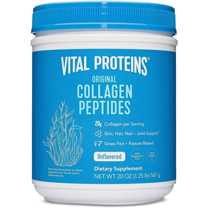 Vital Proteins Collagen Peptides Unflavored Health Support Powder
