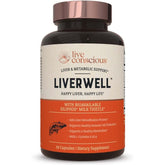 Live Conscious LiverWell Siliphos Milk Thistle Liver Support 60 Caps