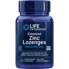 "Vegetarian zinc lozenges – Non-GMO, gluten-free, made in USA"