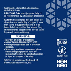 "Life Extension Zinc Capsules 90-count – daily immune mineral supplement"