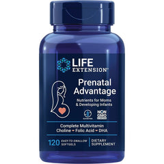 Life Extension Prenatal Advantage Multivitamin Folic Acid 120 Softgels