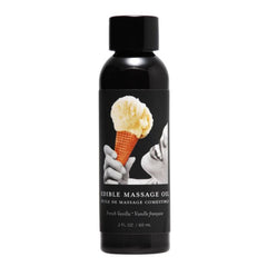 Massage Oil French Vanilla Edible 2 Oz