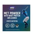 NOW Sports MCT Powder With Whey Protein 1 Lb Keto Fuel